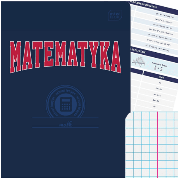 Zeszyt do matematyki A5 w kratkę 60 k.